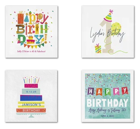 Birthday Napkins